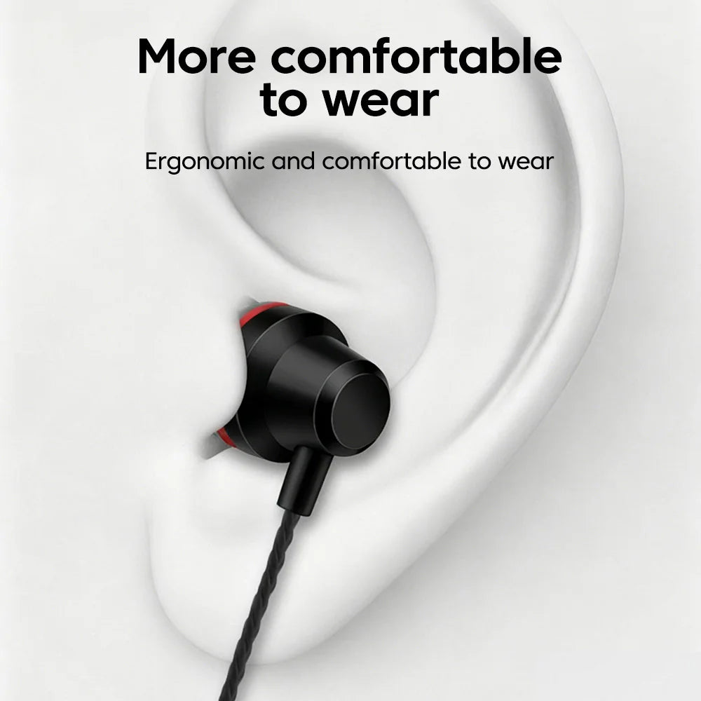 3.5MM/Type C Wired Earphones 360° Surround Sound In Ear Wired Headphones With Microphone Wired Control Wired Headphones
