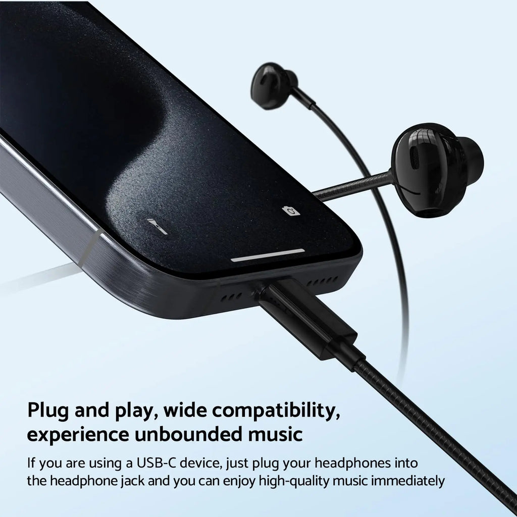 The Colorful Type C - All Colors for Type C or 3.5mm Wired Headphones